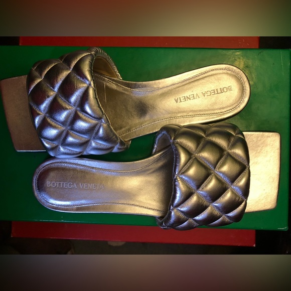 Bottega Veneta- quilted sandals - Picture 8 of 16